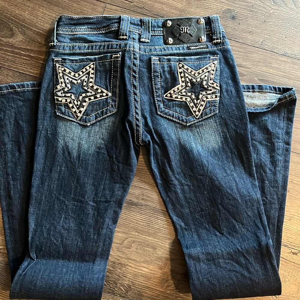 Size 26: Vintage Miss Me Darkwash Jeans